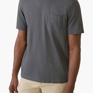 Faherty Charcoal Short Sleeve Tee
